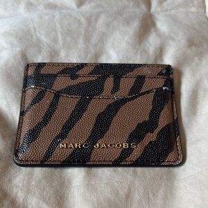 Marc Jacobs Zebra Print Card Holder